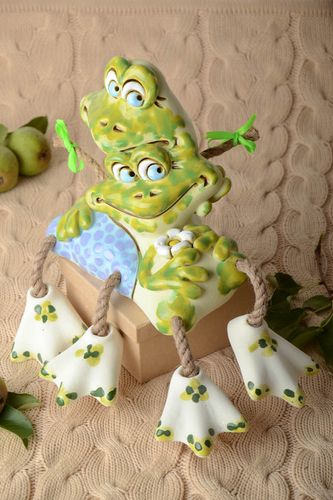 Keramik Handarbeit ausgefallene Spardose originelles Geschenk Haus Dekoration - MADEheart.com