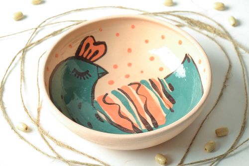 Tigela profunda de cerâmica Reino sonolento - MADEheart.com