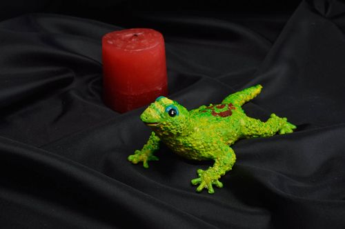 Handmade decorative plastic statuette polymer clay figurine interior decorating - MADEheart.com