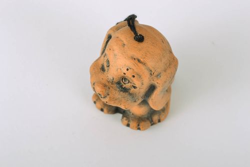 Designer ceramic bell in the shape of puppy - MADEheart.com