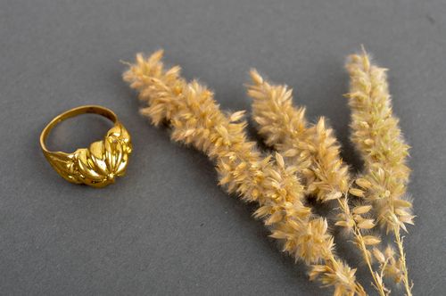 Handmade Damen Modeschmuck Accessoires für Frauen Schmuck Ring aus Messing - MADEheart.com