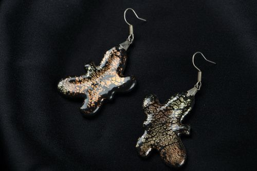 Earrings made of polymer clay - MADEheart.com