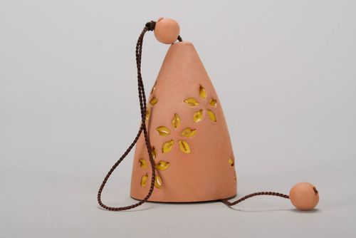 Bell made from red clay - MADEheart.com
