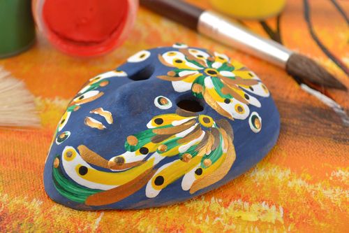 Magnete fatto a mano calamita sul frigorifero maschera di carnevale per frigo - MADEheart.com