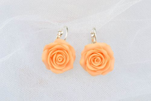 Rose earrings  - MADEheart.com