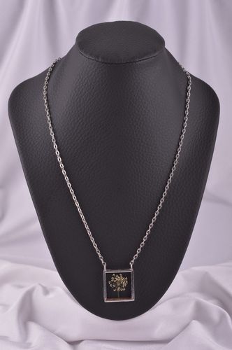 Colgante hecho a mano bisutería para mujer elegante accesorio de moda poco común - MADEheart.com