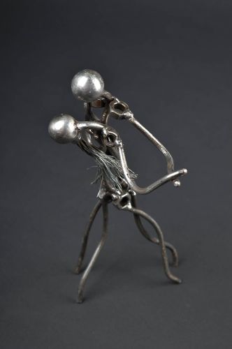 Decoro da casa fatto a mano figurina simpatica a forma di danza di metallo - MADEheart.com