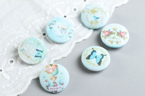 Botones para ropa hechos a mano material para manualidades accesorios de ropa - MADEheart.com