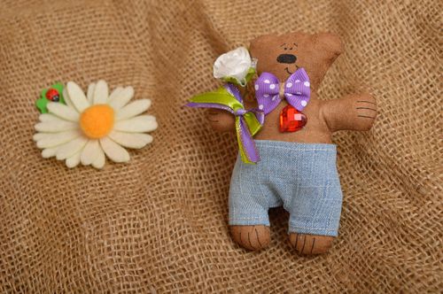 Magnet frigo fait main Aimant frigo ours en coton Décoration cuisine originale - MADEheart.com