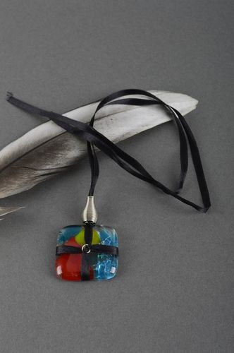 Handmade beautiful cute pendant stylish glass pendant elegant jewelry - MADEheart.com