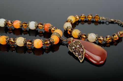 Jewelry set (necklace and bracelet) - MADEheart.com