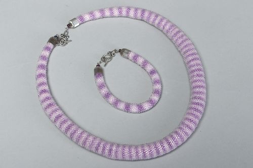 Czech bead jewelry set - MADEheart.com