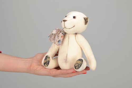 Orsetto di peluche fatto a mano pupazzo di peluche giocattolo di peluche - MADEheart.com