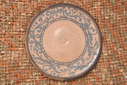 Plato de cerámica artesanal utensilio de cocina menaje del hogar Ornamentos - MADEheart.com