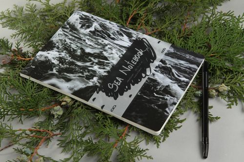 Unusual handmade sketch book sketchbook design notebook for sketches gift ideas - MADEheart.com