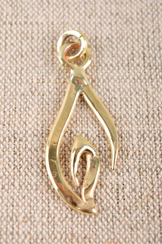 Pendentif métal fait main Bijou fantaisie design original Cadeau femme - MADEheart.com