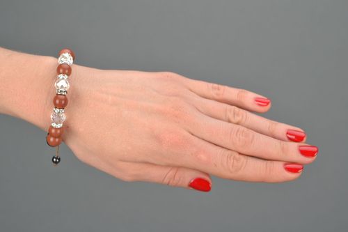 Bracelet fait main en pierres naturelles - MADEheart.com