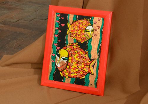 Acrylic painting Fish - MADEheart.com