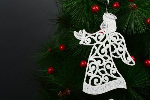 Christbaum Schmuck handmade Weihnachtsbaum Anhänger Deko für Weihnachten - MADEheart.com
