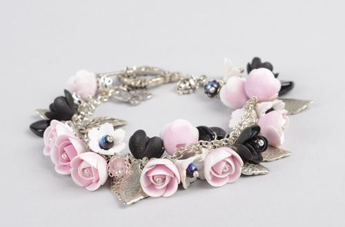 Handmade bracelet unusual bracelet for girls flower bracelet gift ideas - MADEheart.com