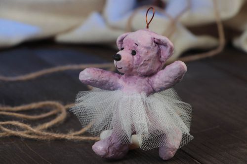 Colgante decorativo para casa hecho a mano figura de papel maché original - MADEheart.com