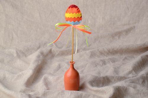 Pique pour pot de fleur multicolore Pâques - MADEheart.com