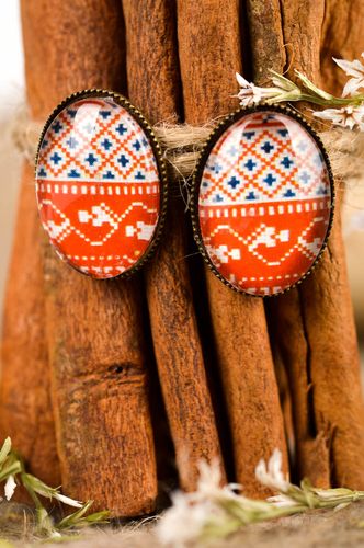 Pendientes hechos a mano bisutería fina regalo original para mujer elegante - MADEheart.com