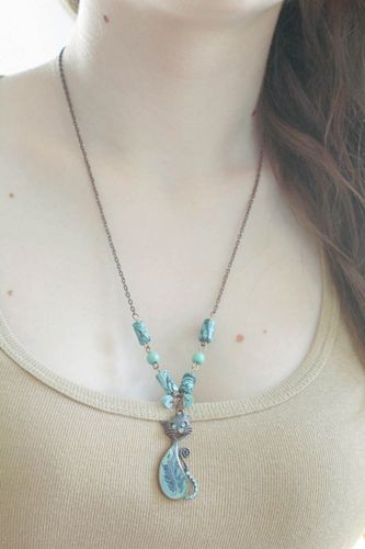 Colgante para el cuello de metal Gato - MADEheart.com