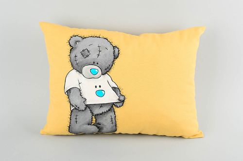 Handmade cushion pillow for sofa teddy pillow interior decoration home decor  - MADEheart.com