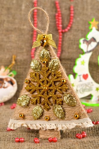 Déco arbre de Noël fait main Art et décoration Objet à suspendre Idée déco - MADEheart.com