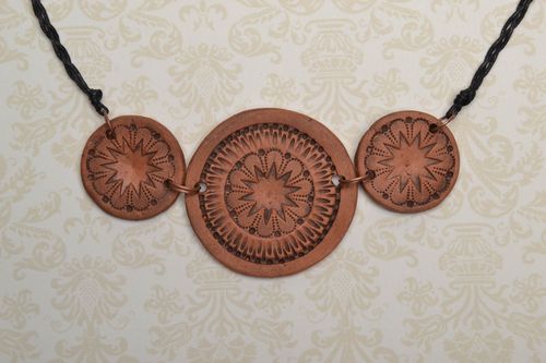 Handmade ceramic pendant - MADEheart.com