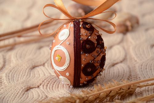 Beautiful festive interior pendant egg - MADEheart.com