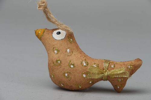 Pingente macio para interior feito à mão Pássaro - MADEheart.com