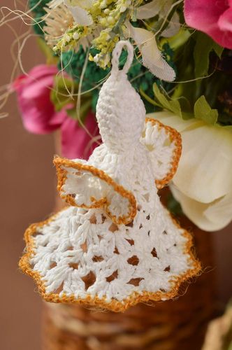 Home decor decorative pendant crochet angel interior decoration gift ideas - MADEheart.com