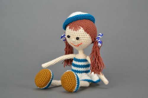 Künstlerische Puppe aus Stoff Puppe-Seefrau - MADEheart.com
