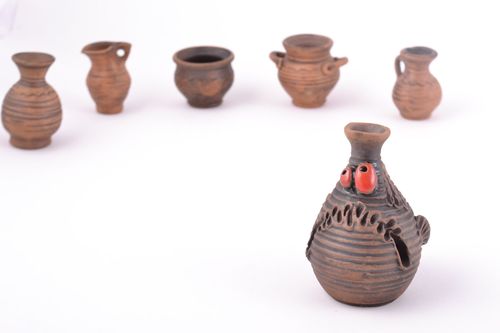 Unusual homemade ceramic statuette kilned with milk Fish - MADEheart.com