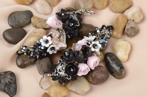 Pendientes hechos a mano bisutería fina elegante regalo original para mujeres - MADEheart.com