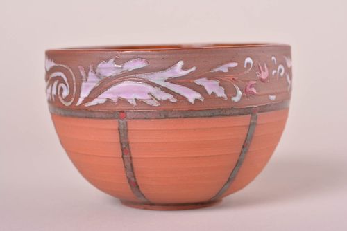Ciotola in ceramica fatta a mano ciotola decorativa con ornamento bello - MADEheart.com