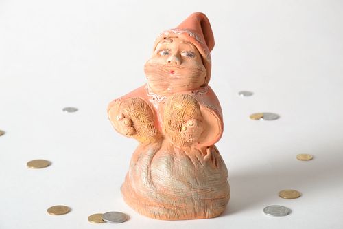 Ceramic money box for coins - MADEheart.com