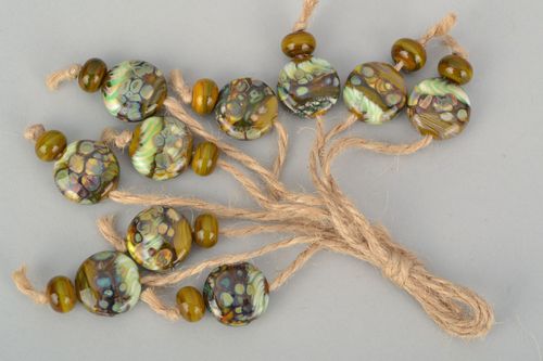 Set of lampwork beads - MADEheart.com