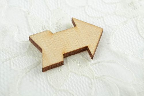 Unusual handmade wooden blank art and craft blanks for painting scrapbook ideas - MADEheart.com