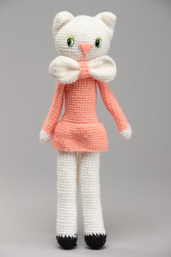 Gehäkeltes Kuscheltier Katze - MADEheart.com