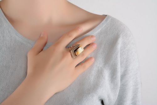 Ring with horn - MADEheart.com