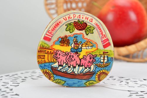 Kühlschrankmagnet aus Holz - MADEheart.com