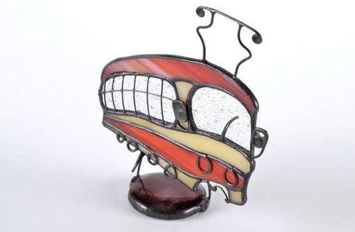 Estatueta de vidro Trólebus - MADEheart.com