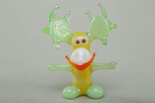 Handmade lampwork glass figurine Elk - MADEheart.com