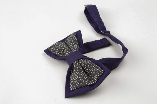 Papillon dautore fatto a mano cravatta a farfalla originale di tessuto da uomo - MADEheart.com