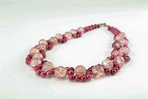 Colar artesanal de contas e miçangas - MADEheart.com