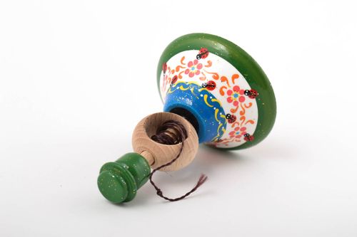 Peonza de madera hecha a mano regalo personalizado  juguete para niños original - MADEheart.com