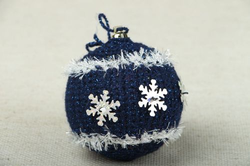 Boule de Noël Flocons de neige faite main - MADEheart.com